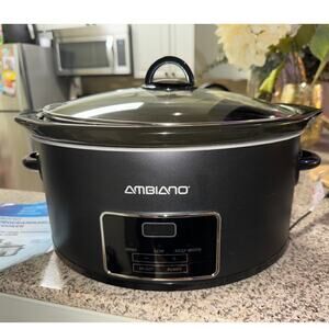 Huge‎ 6 Quart programmable electric slow cooker crock pot